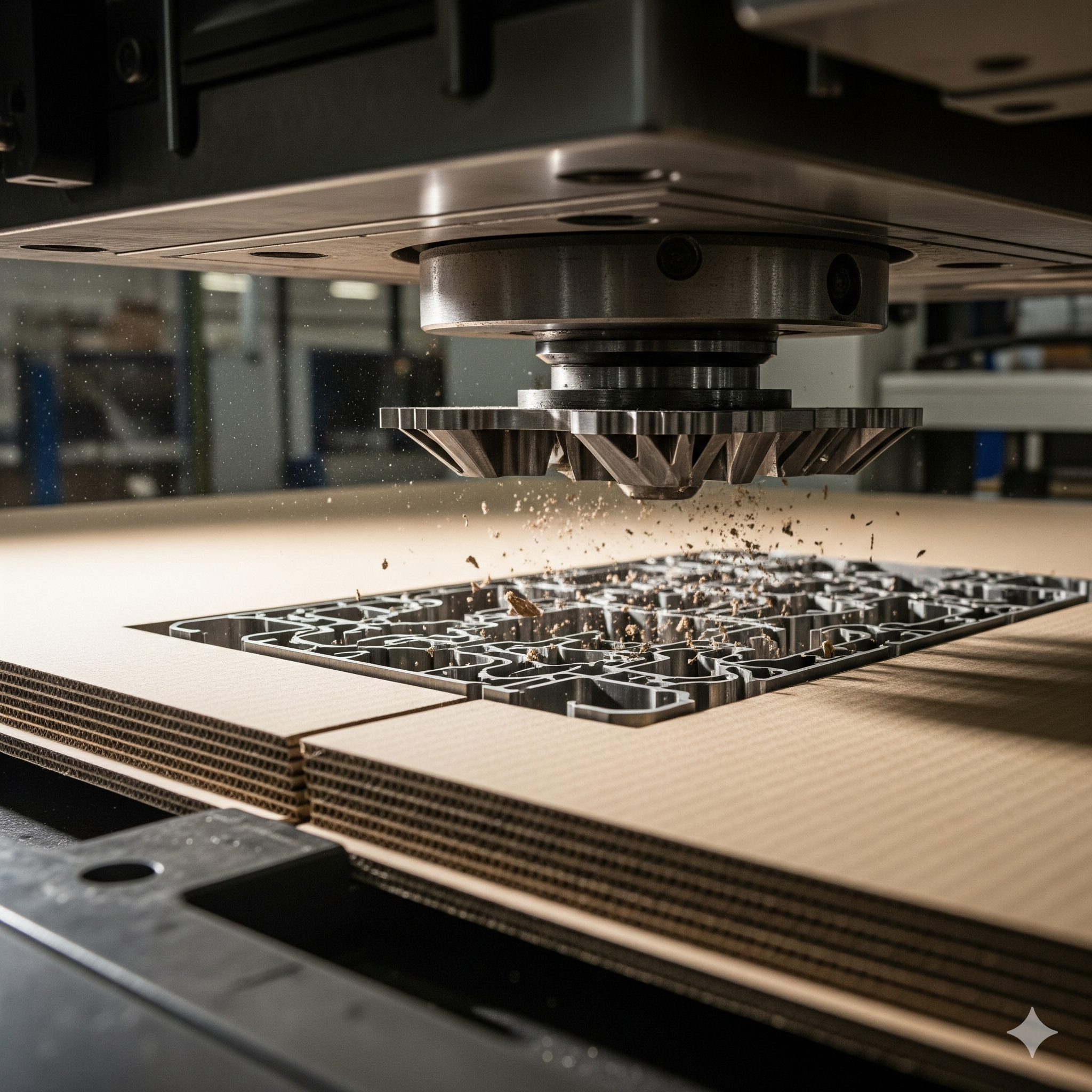 Die-Cutting Machine in Action